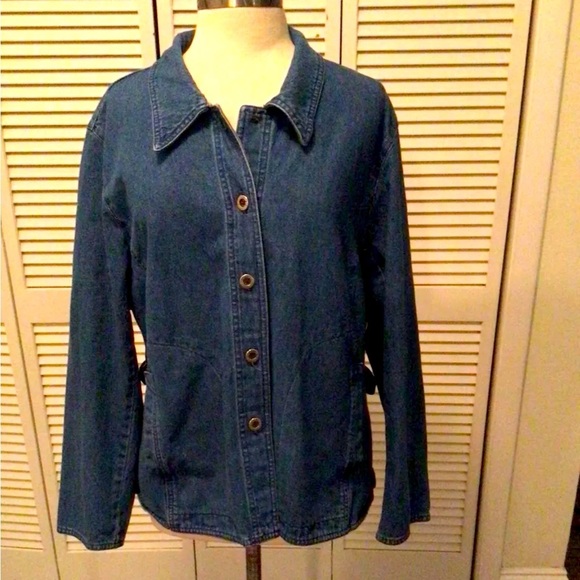 Vintage Elisabeth By Liz Claiborne Denim Jacket - Picture 1 of 7